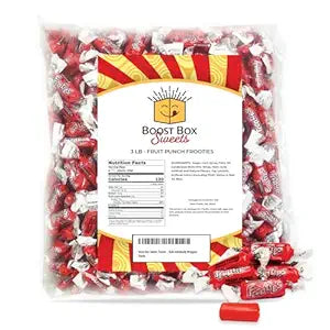 Fruit Punch Frooties Individually Wrapped Bulk Chewy Red Tootsie Roll Candy (3 Pound)