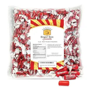 Fruit Punch Frooties Individually Wrapped Bulk Chewy Red Tootsie Roll Candy (5 Pound)