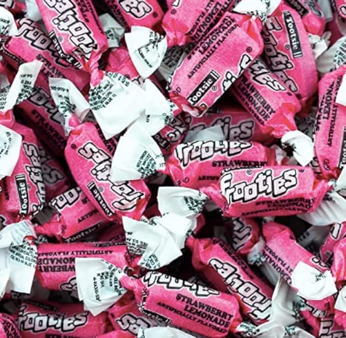 Strawberry Lemonade Frooties Individually Wrapped Bulk Chewy Pink Tootsie Roll Candy (5 Pound)