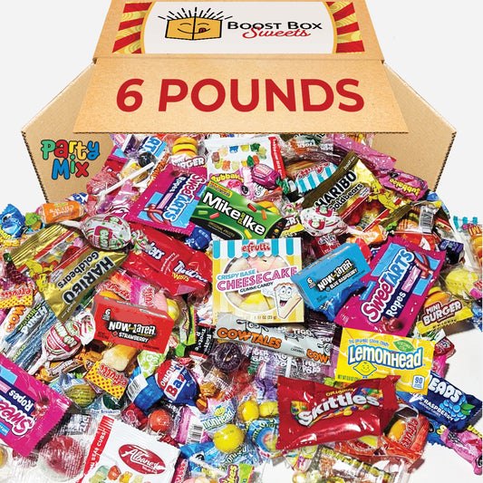 Assorted Candy Party Mix-Individually Wrapped Candies (6-Pound Box)