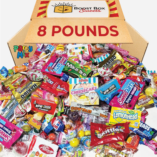 Assorted Candy Party Mix-Individually Wrapped Candies (8-Pound Box)