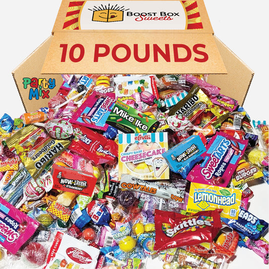 Assorted Candy Party Mix-Individually Wrapped Candies (10-Pound Box)